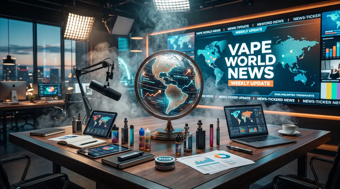 Vape World News KW 42: Deutscher Steuerhammer bis 2030, Brüssels Bürgerklatsche und neue Langzeitdaten zum Rauchstopp