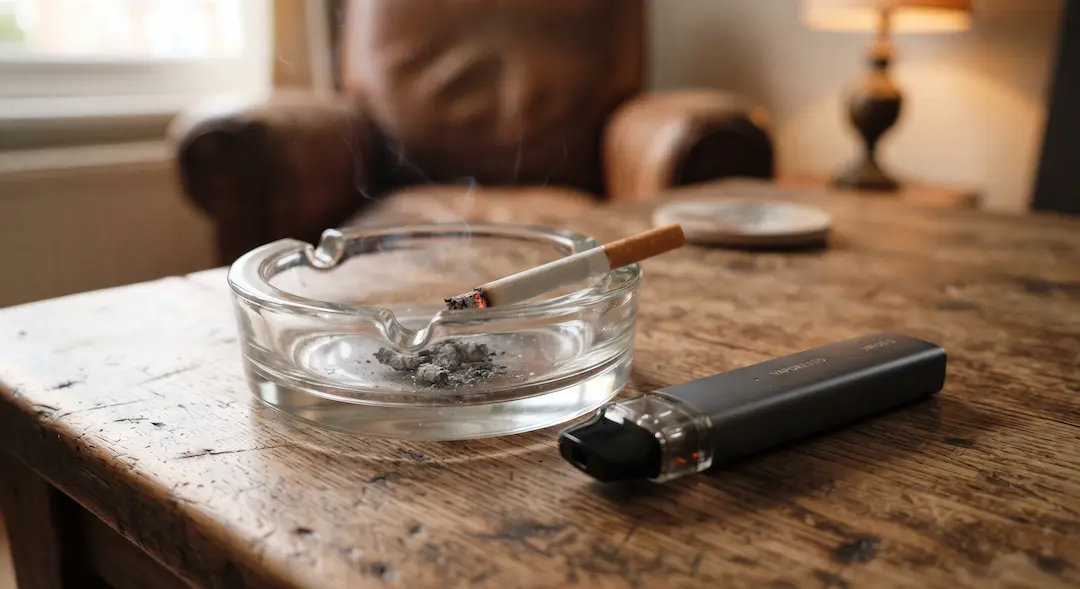 neue Studie. Vape vs. Zigarette