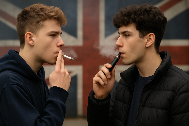 Jugend-Vaping im Umbruch: Wie ein Rückgang bei E-Zigaretten und mediale Panik das Rauchen bei Jugendlichen wieder anfeuern