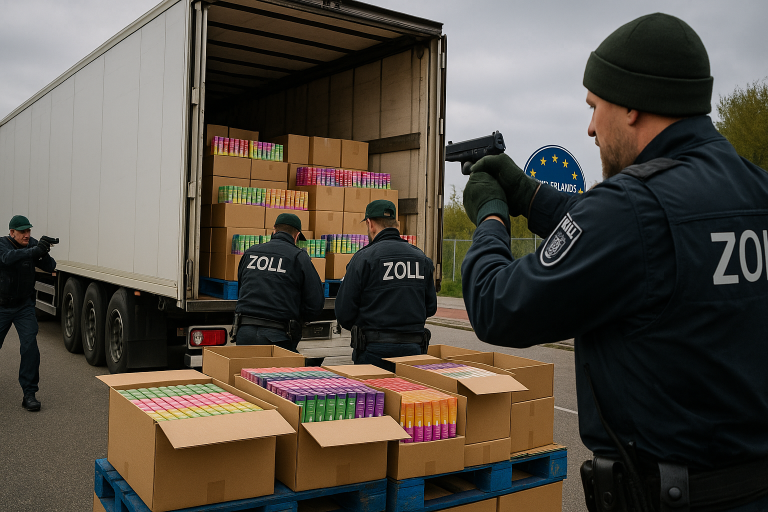 ZOLL MACHT BEUTE, KEINE GERECHTIGKEIT: Warum die 3,3-Tonnen-Razzia gegen E-Zigaretten kein Erfolg, sondern ein Symptom eines korrupten Systems ist
