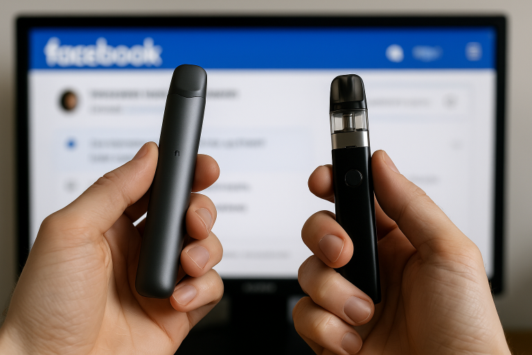Wie nuumi trotz Werbeverbot bei Facebook auftaucht – und warum das für alle Dampfer ein Schlag ins Gesicht ist