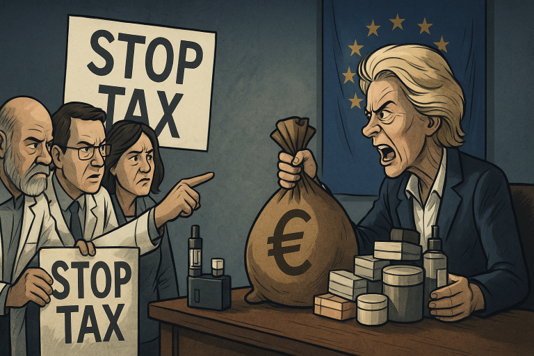 EU-Steuerwahnsinn: Warum 83 Experten die Kommission vor einem Angriff auf Harm Reduction warnen