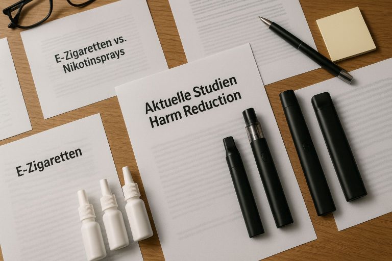 Aktuelle Studien zu Harm Reduction: Warum E-Zigaretten effektiver als Nikotinsprays sind